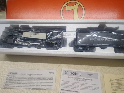 Lionel 2044 Southern Pacific 4-6-2 Steam Diecast Locomotive & Tender 6-18654 NOS - Image 1 of 4