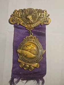 Bellingham, Washington 1915 State Elks Reunion Insignia/metal Raro 110 años - Imagen 1 de 4