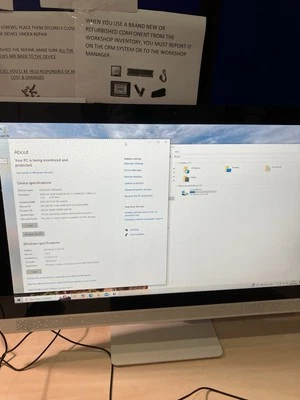 HP  Desktop 24-b209na 24" All-in-One White PC 8GB RAM, 256 GB SSD - Image 1 of 4