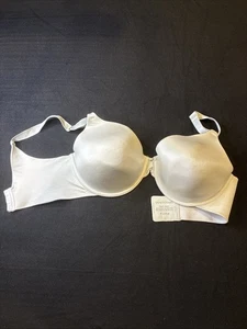 Camiseta Vanity Fair Bra 36DD 75345 Blanca Belleza Espalda Ligeramente Acolchada - Imagen 1 de 10