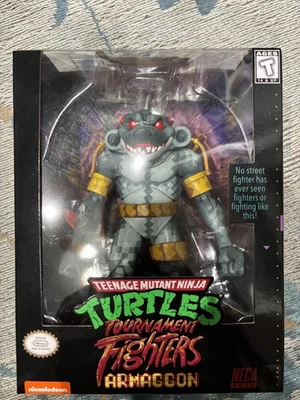 NECA TMNT Torneo Luchadores Armaggón Figura Caja de Botín Videojuego Exclusivo Foto 1 de 2