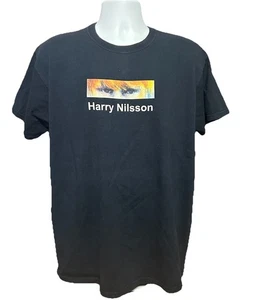Harry Nilsson Hemd Herren Large Schwarz Kurzarm Front Grafik Songwriter Künstler - Bild 1 von 17