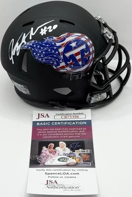 Kalel Mullings Signed Autographed Tennessee Titans Mini Helmet JSA COA  - Image 1 of 2