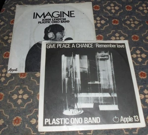 John Lennon : 2 Singles,7",im Bildcover - Bild 1 von 1