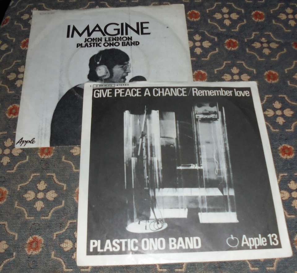 John Lennon : 2 Singles,7",im Bildcover - Bild 1 von 1