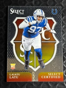 2024 Panini Select Certified Rookies Laiatu Latu #15 (RC) Indianapolis Colts - Bild 1 von 2
