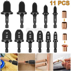 11x Presswerkzeug Bohrer Set Klimaanlage Kupferrohr Bördelrohr Expander - Bild 1 von 7