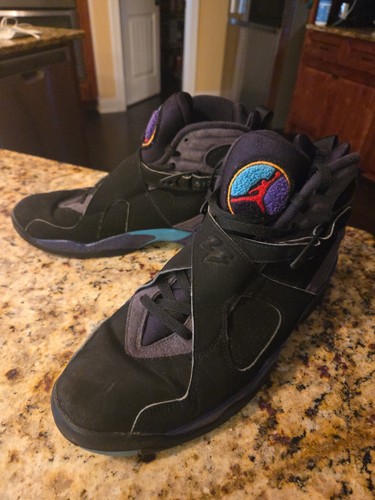 NIKE Taglia 10 5 Jordan 8 Retro Aqua 2015