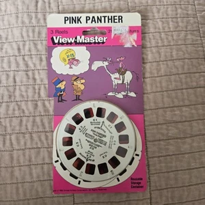 Pink Panther 3d View-Master 3 Reel Packet 21 Full Color 3d Images 1982 1018 - Bild 1 von 5