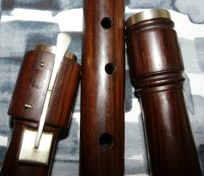 RAR um 1930! Merzdorf Tenor-Blockflöte, Palisander Cocobolo-Sammler! - Bild 1 von 4