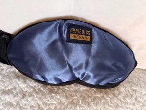 HOMEDICS BLUE SATIN EYE MASK - Picture 1 of 7