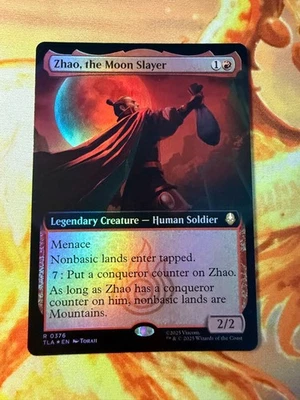 MTG TLA 376 Zhao, the Moon Slayer NM EN Extended Art FOIL - Image 1 of 2