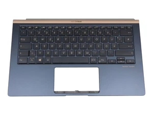 Asus 90NB0JQ1-R32GE0 Original Tastatur inkl. Topcase DE (deutsch) schwarz/blau m - Afbeelding 1 van 4