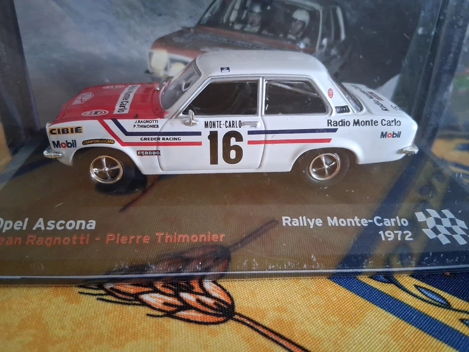 Opel Ascona 1900 SR Rally Montecarlo 1972 1/43  Edicola - Immagine 1 di 4