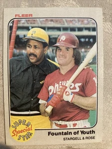 1983 Fleer Fountain Of Youth # 634 Stargell And Rose/ Super Star NM - MT - Picture 1 of 2