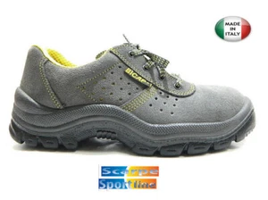 BICAP Zapatos de Trabajo Prevención de Accidentes Suela Ante Gris A 2034 S1P - Imagen 1 de 10