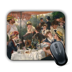 Luncheon of the Boating Party Pierre Auguste Renoir Art Print PC MOUSE MAT Pad - Imagen 1 de 3