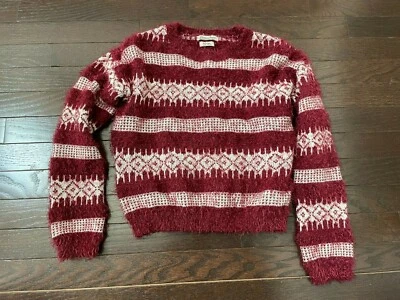 Suéter Lucky Brand Clothing feminino Cranberry Crush More Fuzz - Tamanho G  - Imagem 1 de 2