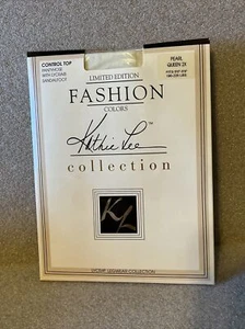 PANTIMEDIAS DE MUJER KATHIE LEE (PERLA) CONTROL NYLON TALLA QUEEN 2X LOTE ANTIGUO - Imagen 1 de 3