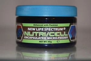 NEW LIFE SPECTRUM Nutri Zelle Gekapselt Mikro Container 40g Wanne Koralle Essen - Bild 1 von 1