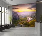 3D Lila Berge H5002 Tapete Wandbild Selbstklebend Abnehmbare Aufkleber Erin