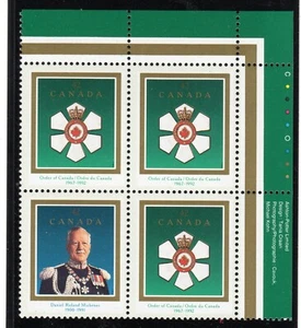 1992 Canada SC# 1447a UR - Order of Canada - Plate Block M-NH Lot # 3352b - Picture 1 of 1