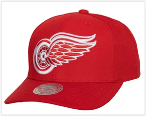 NUEVO CON ETIQUETAS Mitchell & Ness NHL Detroit Red Wings Team Ground 2.0 Gorra Snapback - Imagen 1 de 7