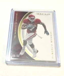 2016 Panini Immaculate Collegiate DEMARCO MURRAY CARD /99 - Imagen 1 de 2