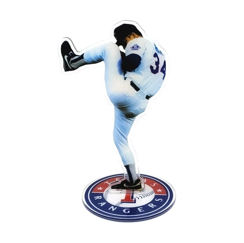 Nolan Ryan Figure - #34 of Texas Rangers Pitching Vs Boston Red Sox Ornament Cover