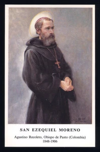 santino - holy card S.EZECHIELE MORENO - Picture 1 of 1