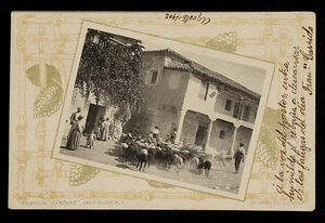 3276-Colección "Cánovas",serie Gloria, Recogida del ganado (Enviada en 1902) - Imagen 1 de 2