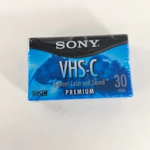 Sony VHS-C Premium 30 min Premium Tape (TC-30VHGL) neuf et scellé - Photo 1 sur 6