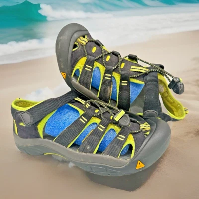 Sandalias Keen Newport Impermeables Puntera Juvenil Talla 6 Negras Verdes Foto 1 de 4