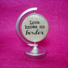 New WORLD TRAVELLER GLOBE Token "Love knows no border" from Ganz