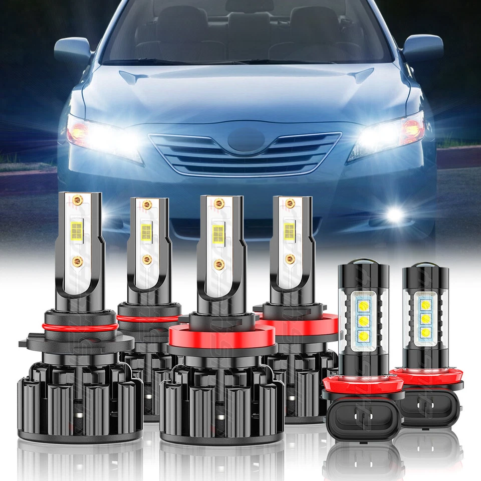 Kit de 6 bombillas LED haz alto/bajo + luz antiniebla para Honda Ridgeline 2017-2020 Foto 1 de 4