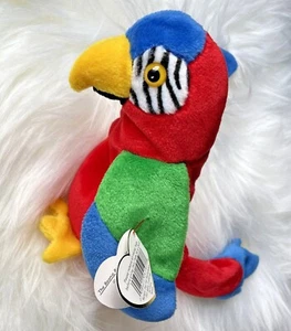 Ty Beanie Baby Jabber Parrot retirado - Errores de etiqueta sello Tush - Imagen 1 de 9