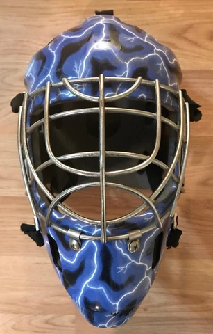 Franklin SX Extreme Pro GFM1000 Hockey Goalie Mask/Helmet/Tampa Bay Lightning Cover