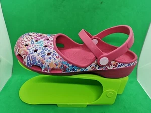 Crocs Classic Clogs Floral Flower Women's Size 7 Pink - Picture 1 of 22