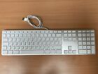 Apple A1243 kabelgebundene Aluminium-Tastatur - weiß/erweitert *RUSSISCH QWERTY*