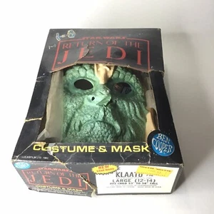 Star Wars Ben Cooper Klaatu Return Of The Jedi Maske & Kostüm Vintage 1983 Box - Bild 1 von 16