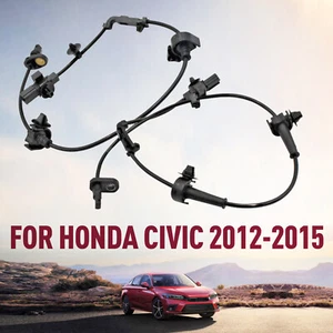 ABS Wheel Speed Sensor 2-Pack For 2012-2015 Honda Civic Replacement w/Hardware - Imagen 1 de 12