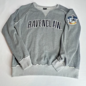 Harry Potter Ravenclaw Crewneck Sweatshirt Universal Studios Adult XL Gray - Picture 1 of 9