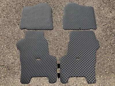 Suzuki Jimny JA12W JA22W MT Black Rubber Floor Mats Waterproof 1995–1998 RHD New Foto 1 de 4