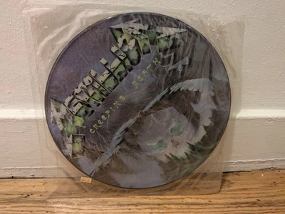 METALLICA Creeping Death PICTURE DISC Vinyl LP 1984 1st Press NO Barcode Ed RARE - Image 1 of 2
