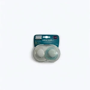 Philips AVENT Ultra Soft Kieferorthopädische Schnuller 0-6m mit Koffer 2er Pack Neu - Bild 1 von 2