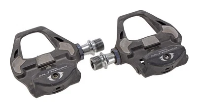 Pedais de bicicleta de estrada Shimano Ultegra PD-R8000 SPD-SL carbono sem clipe corrida triatlo - Imagem 1 de 4