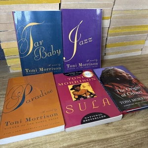 Lot Of 5 Toni Morrison Books 1 Hardcover Paradise Jazz Sula Origin of Others - Picture 1 of 12