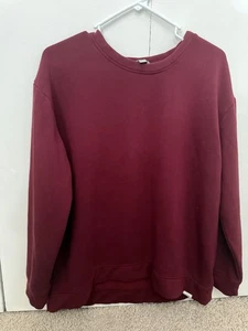 Orvis Sweatshirt Herren L Large Rot Rundhals Langarm Weich Stretch - Bild 1 von 3
