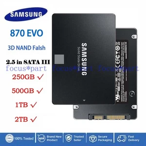 SAMSUNG 2.5" SSD 870 EVO 2TB 1TB 500GB 250GB SATA III Nuevo Lote Unidad Estado Sólido - Imagen 1 de 16