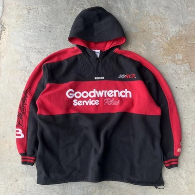 Moletom vintage Dale Earnhardt Jr. Goodwrench Service Plus pulôver com zíper 1/4  - Imagem 1 de 4